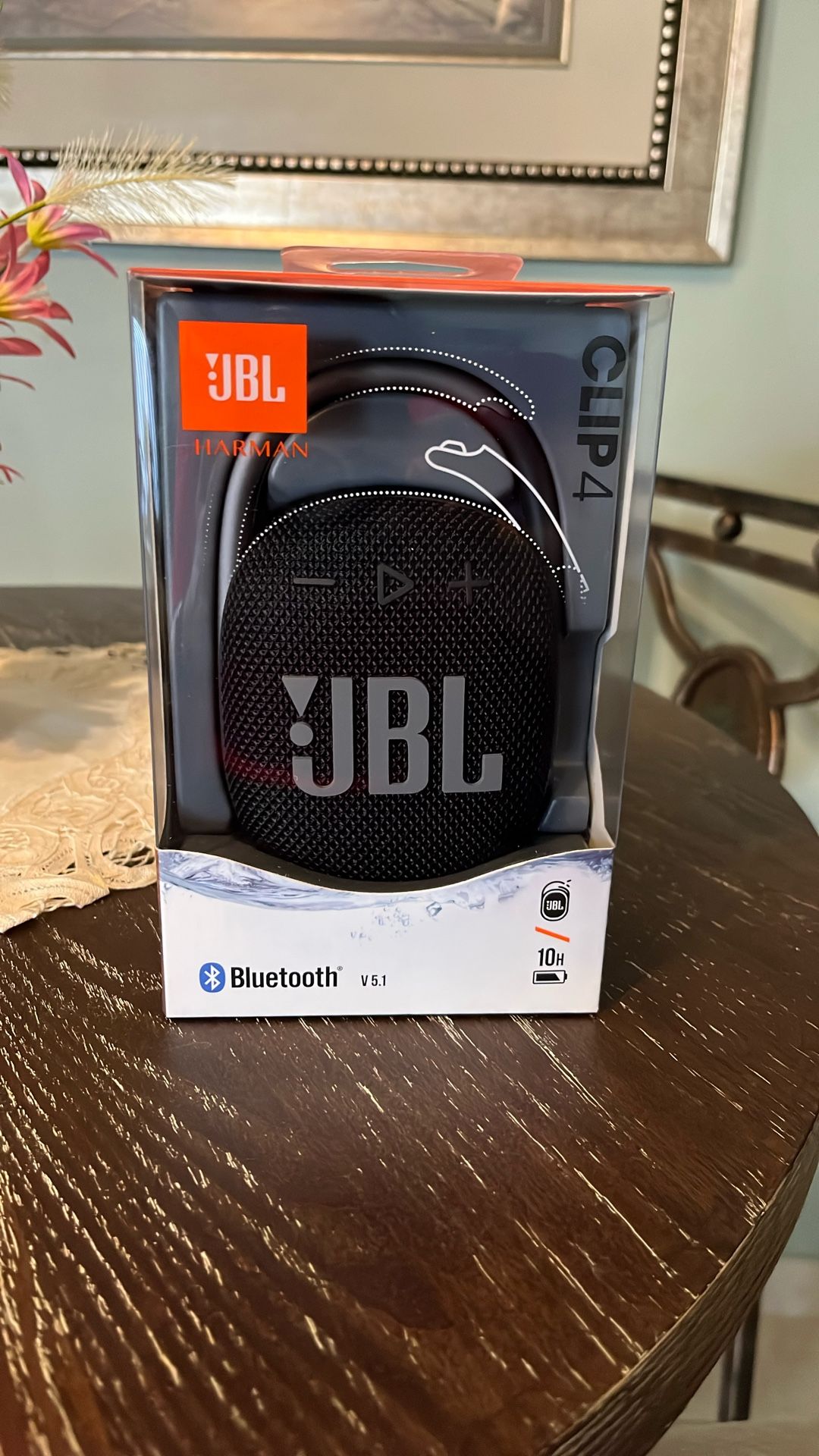 JBL CLIP 4 WATERPROOF PORTABLE BLUETOOTH SPEAKER