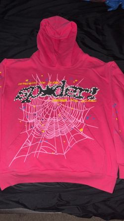 Pink spider hoodie