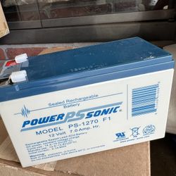 Rechargeable Battery 12V, 7AmpH