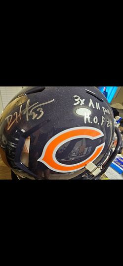 Real Authentic full size 2 autographs Bears Hester