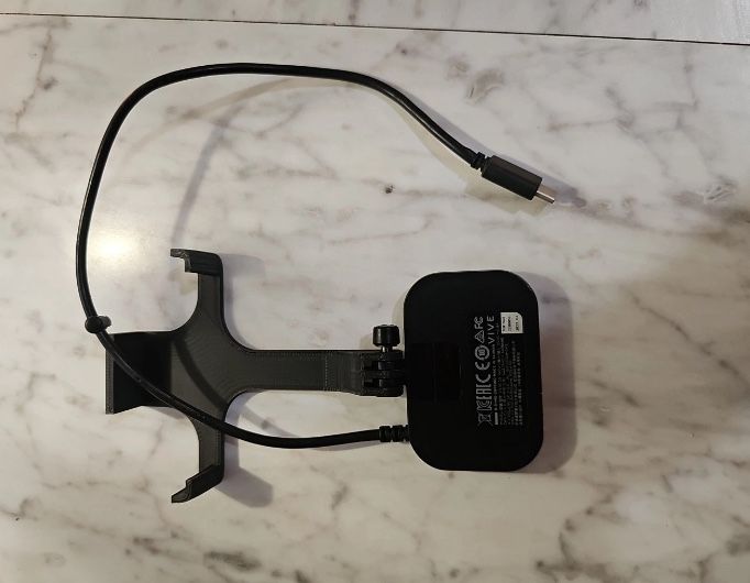 Discontinued Vive Facial Tracker with 3D printed Valve Index Connector Vrchat