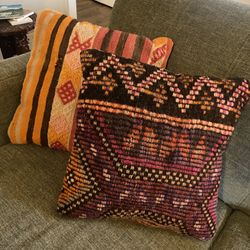 Bohemian Style Throw Pillows (2) 