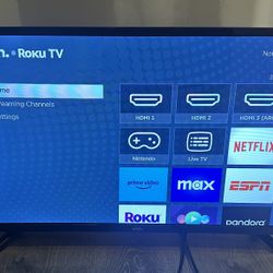 Onn Roku flatscreen TV 32 inch 