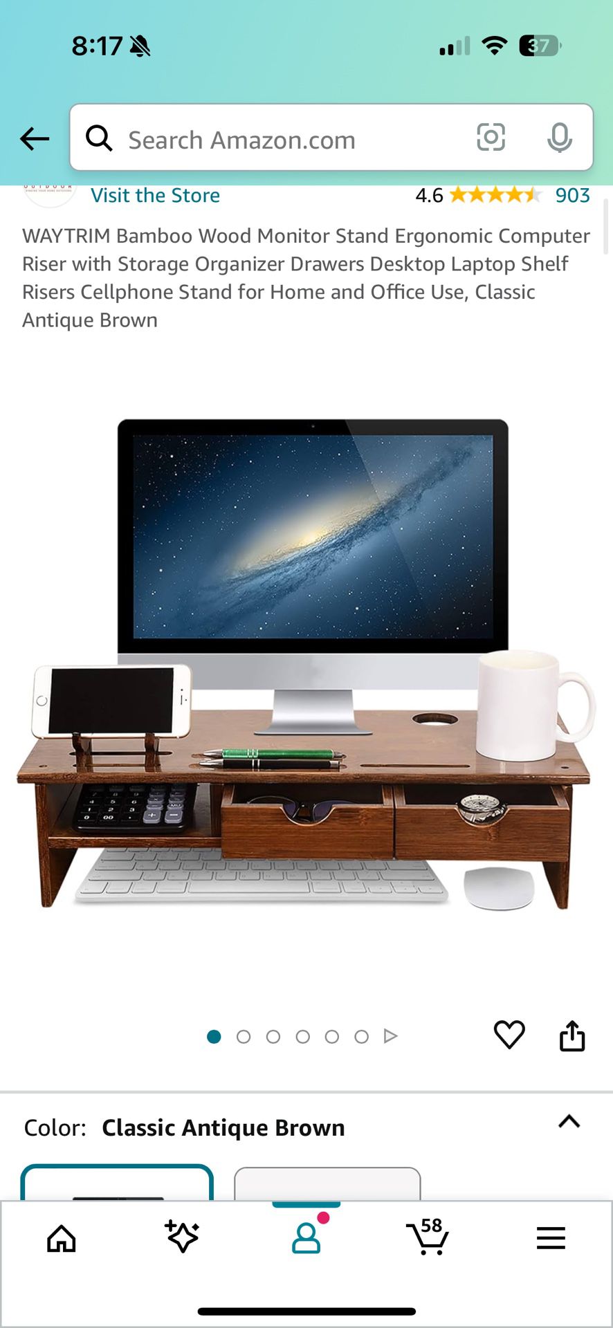 Desk Riser w Drawers
