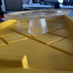 Glass Cake Holder 