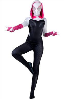 MARVEL Spider-Gwen Official Adult Halloween Costume size Medium Tall