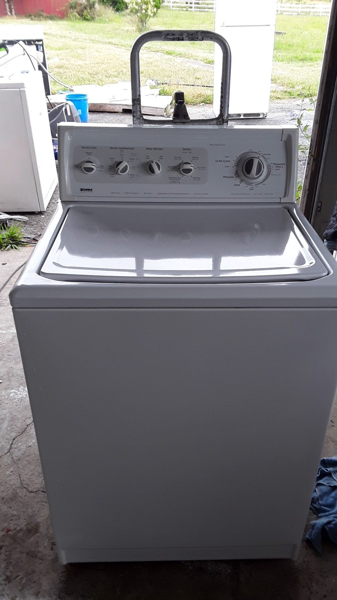 Kenmore king size capacity Elite washer totally rebuilt comes with a 90-day warranty