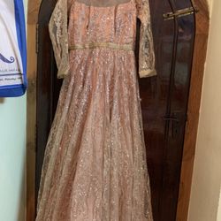 Party wear mother and daughter dresses