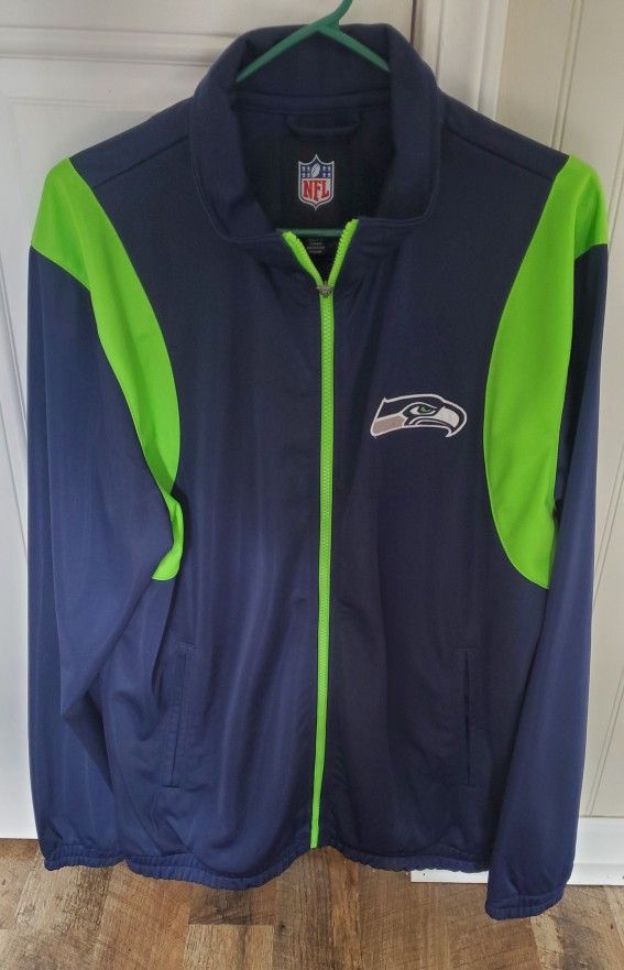 Mens Seattle Seahawks Football NFL Size Med Coat Like New 