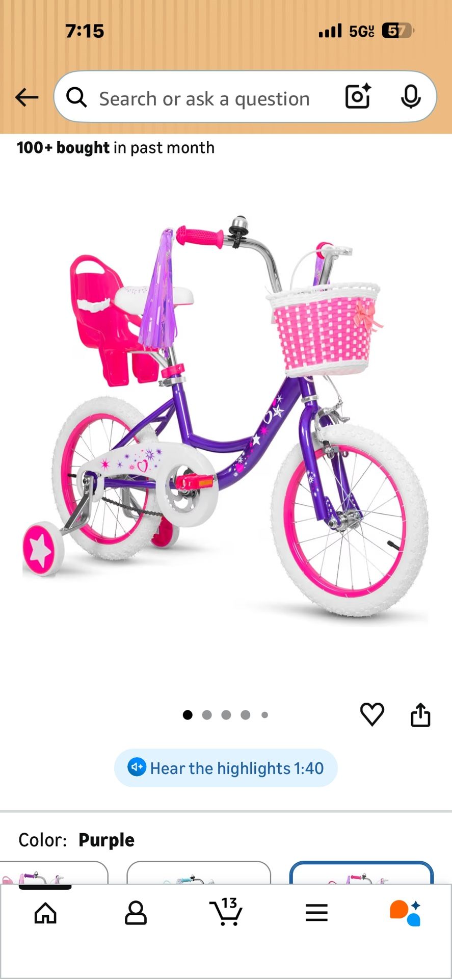 kids bicycle