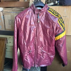 70s HONDALINE nylon racing jacket vintage Honda Size M 