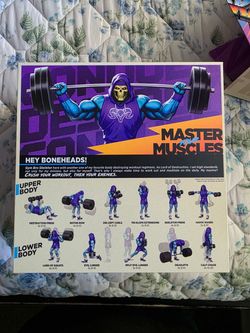 Gym Bro Skeletor Master Your Muscles Figure Box