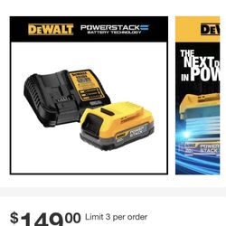 20-Volt MAX POWERSTACK Compact Battery Starter Kit