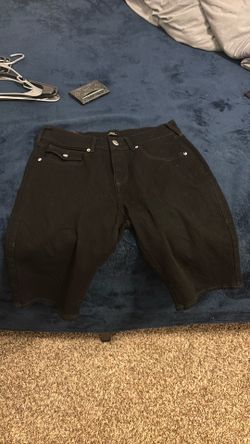 Black True religion jean shorts size 32