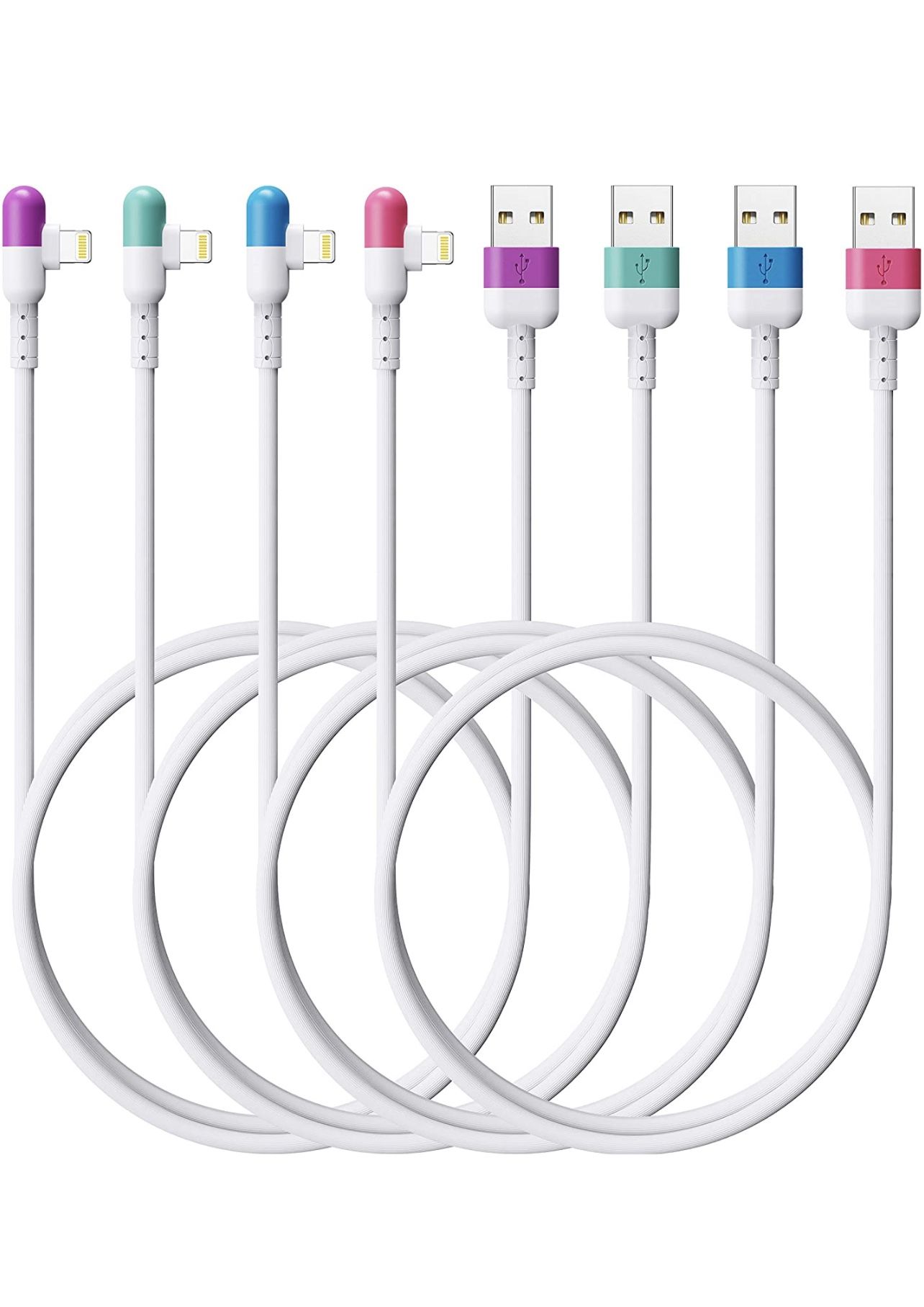 iPhone Lightning Cables | Pack Of 4