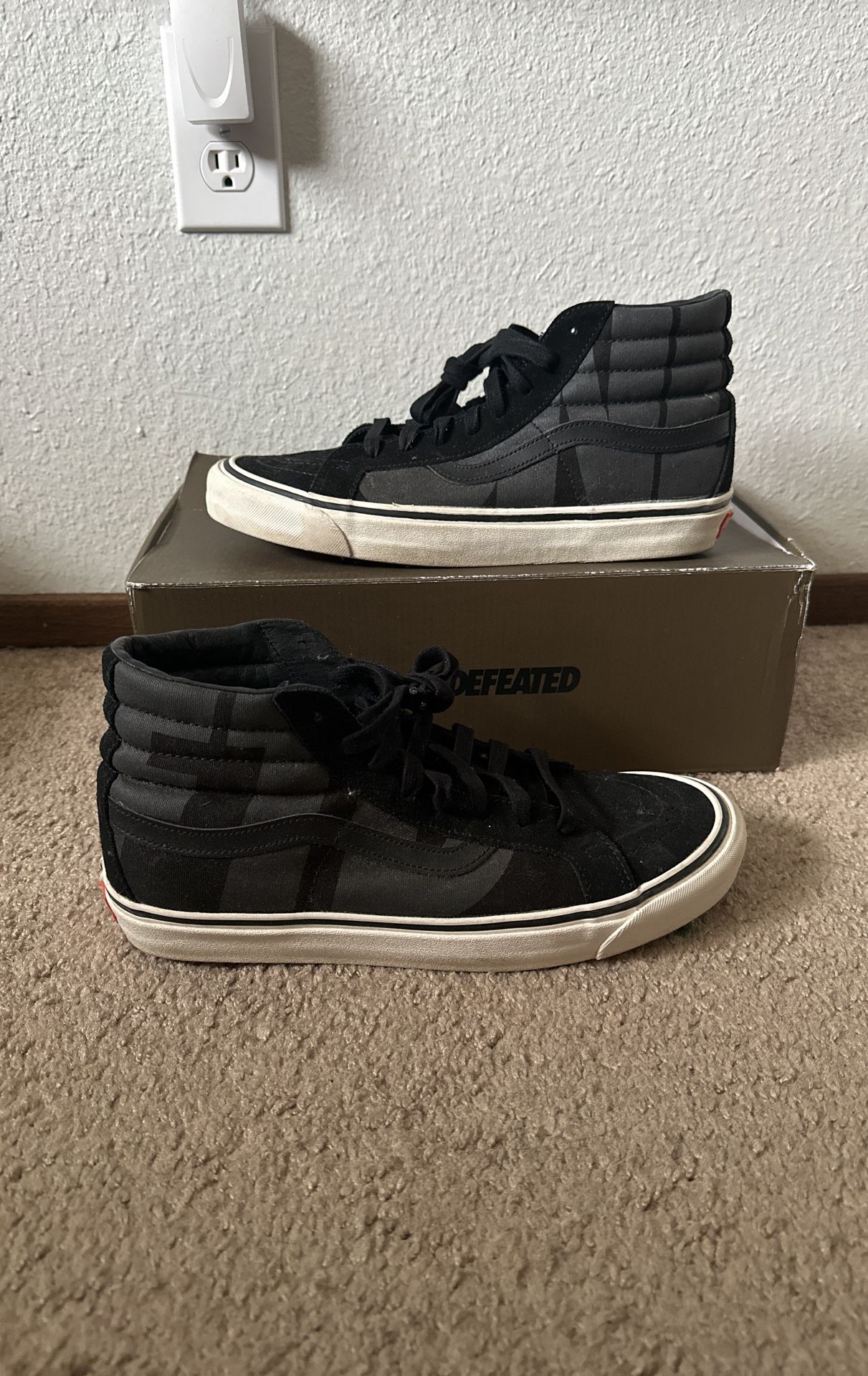 Vans X Undefeated OG SK8-HI LX Black UNDFTD Logo