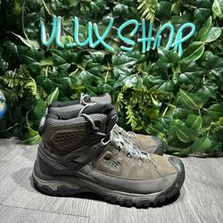 Keen Women's Targhee III Mid WP, Style 1023040,Color Magnet/Atlantic Blue Sz 11