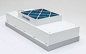 Cleanroom Filter Unit; WhisperFlow, 2'x4', HEPA Fan, 120 V, Powder-Coated Steel