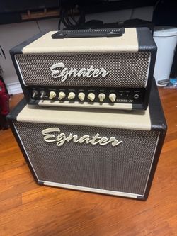 Egnater Rebel 20 tube amp and 1x12 cabinet