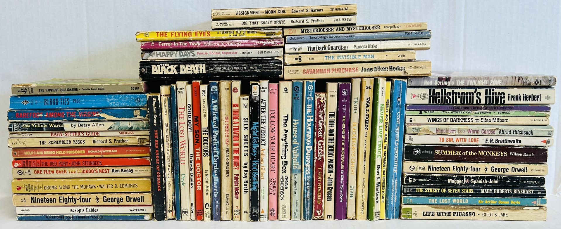 Vintage Paperback Book Lot of 62 Fiction Sci-Fi