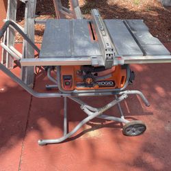 Rigid 10 “ Portable Table saw