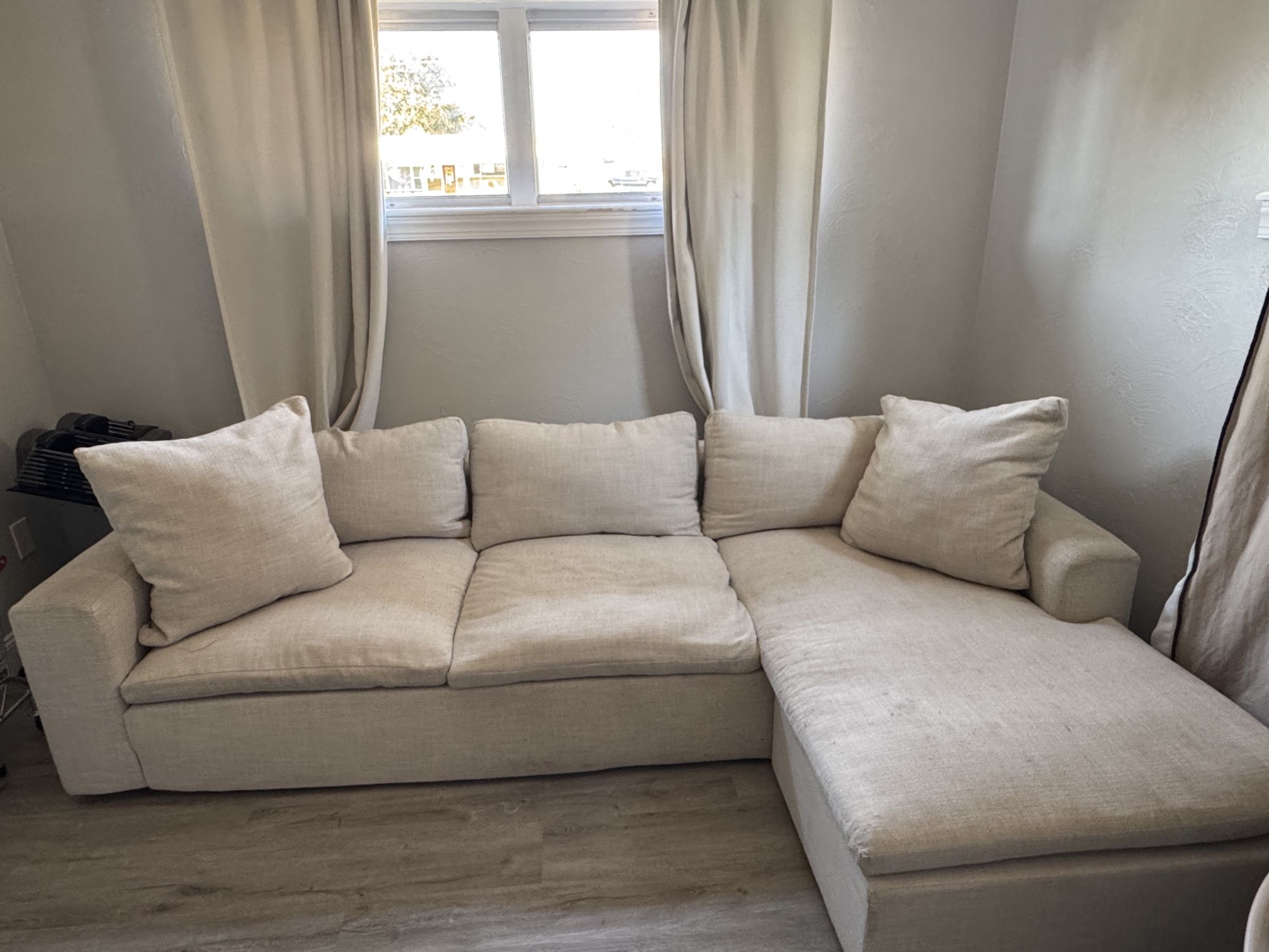 Living Spaces Sectional Couch