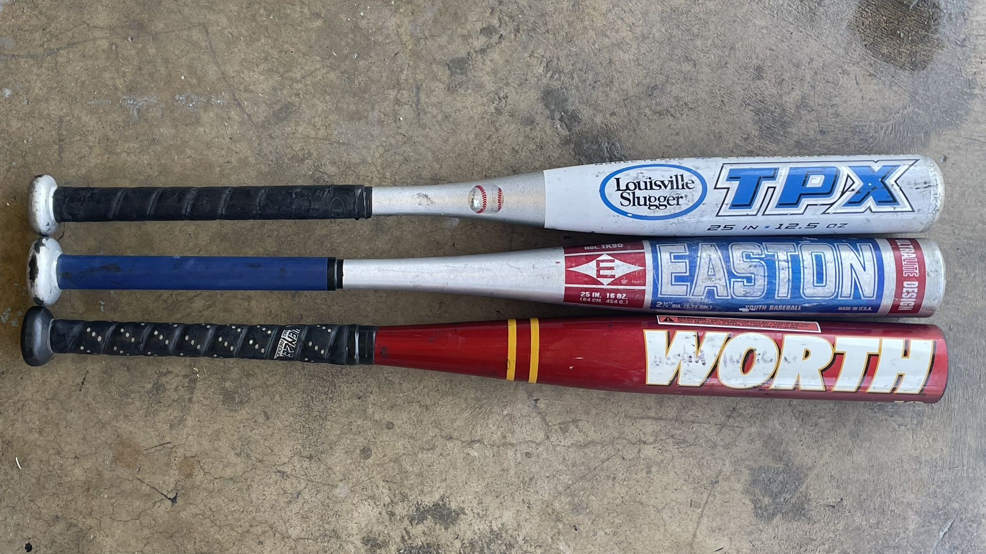T-ball baseball bats 