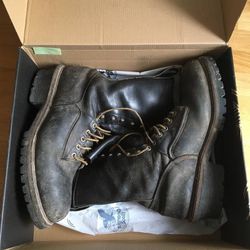 Red Wing Steel Toe Mens Logger Style Heavy Duty Work Boots