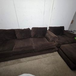 Couch With Chair N Ottoman 