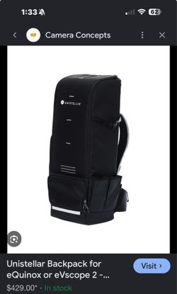 Unistellar back pack