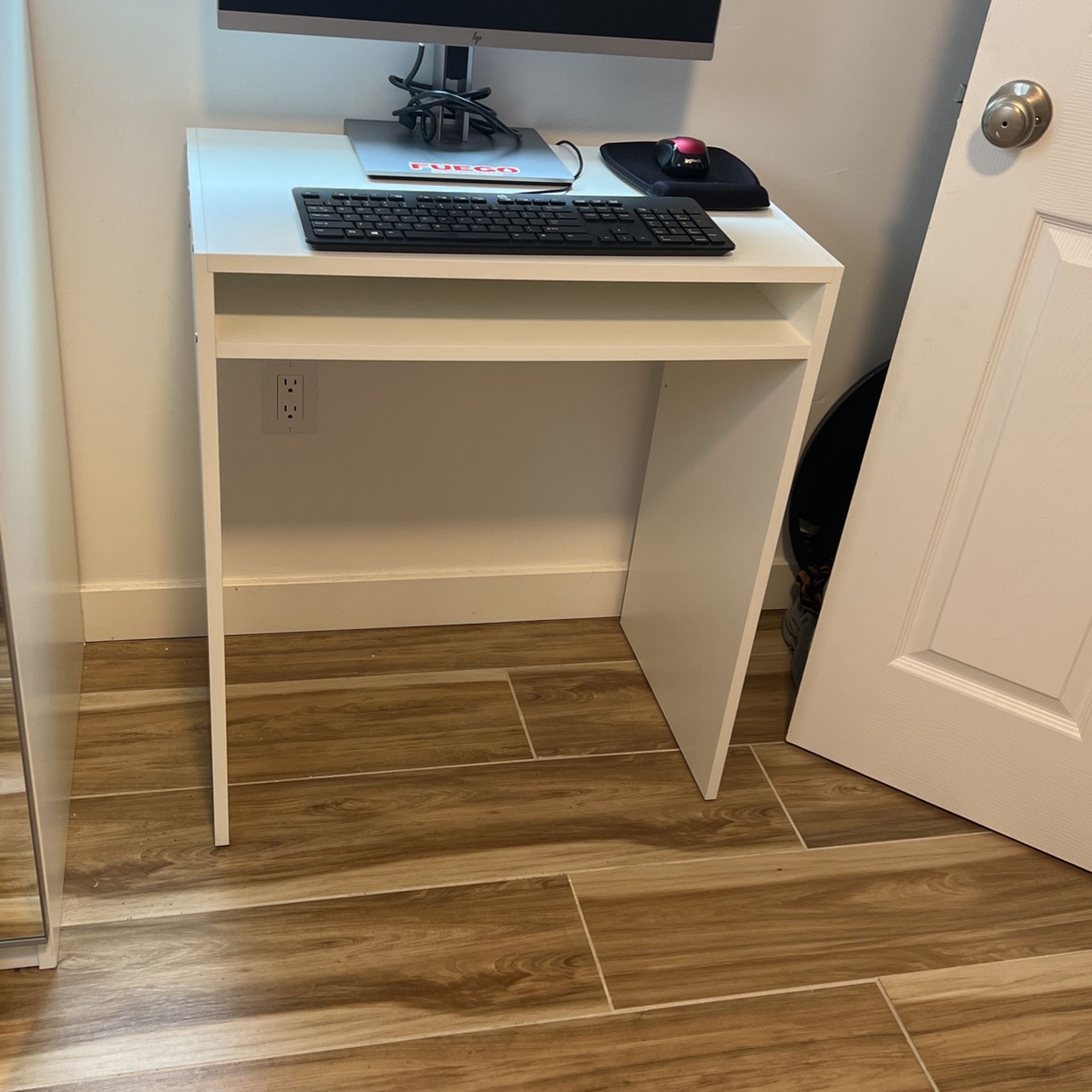 TORALD Desk, white, 25 5/8x15 3/4 "