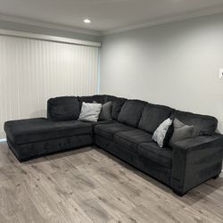 Gray Sectional Couch 