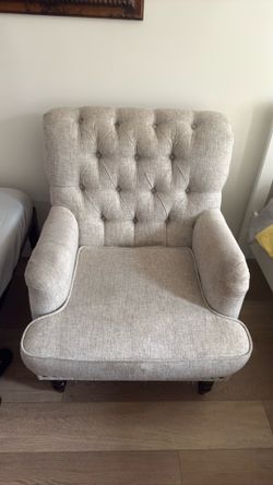 Beige armchair