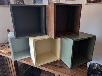 IKEA shelf cubes