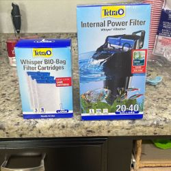 Tetra Power Filter with 2 Extra Filter Cartridge Replacements