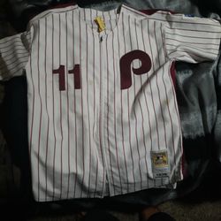 Phillies 1976 Authentic Tim McCarver Mitchell And Ness Jersey ( Cooperson Collection)