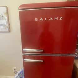 Retro Red Fridge