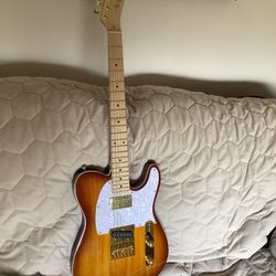 gold fender telecaster(USA)