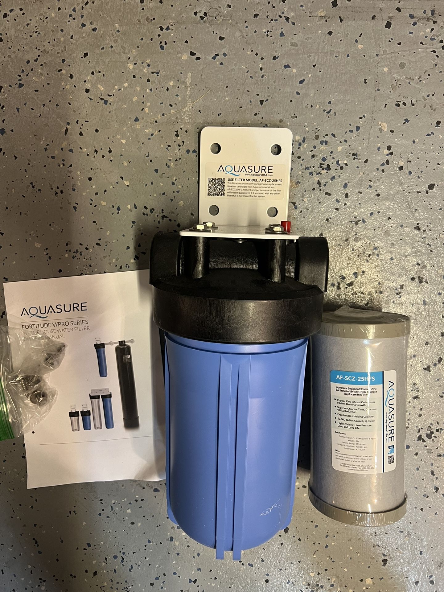 Aquasure New Whole House Water Filter System 