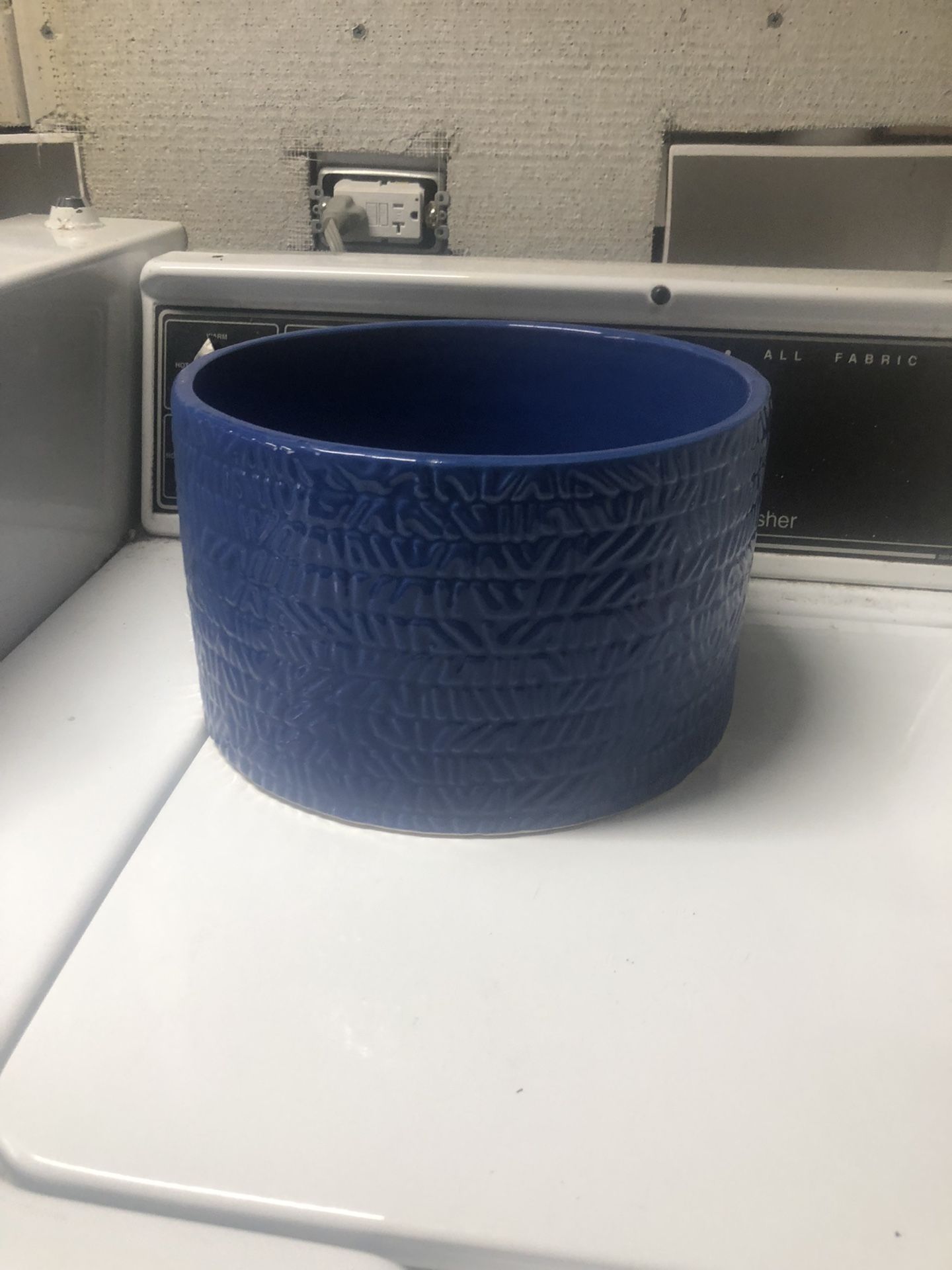Blue Ceramic Plant Pot