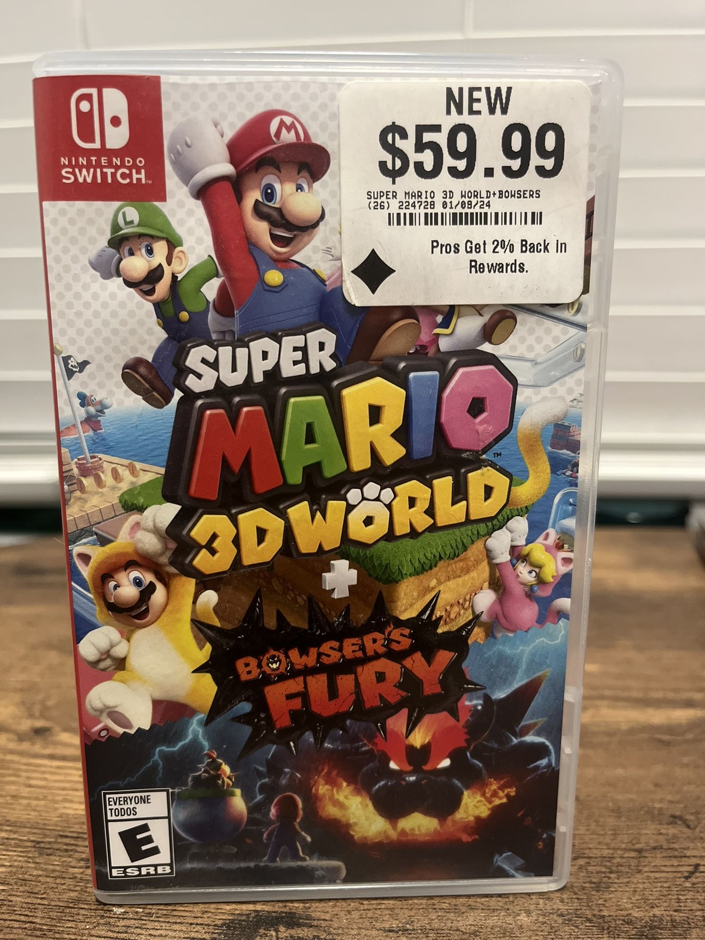 Super Mario 3D World Switch Game