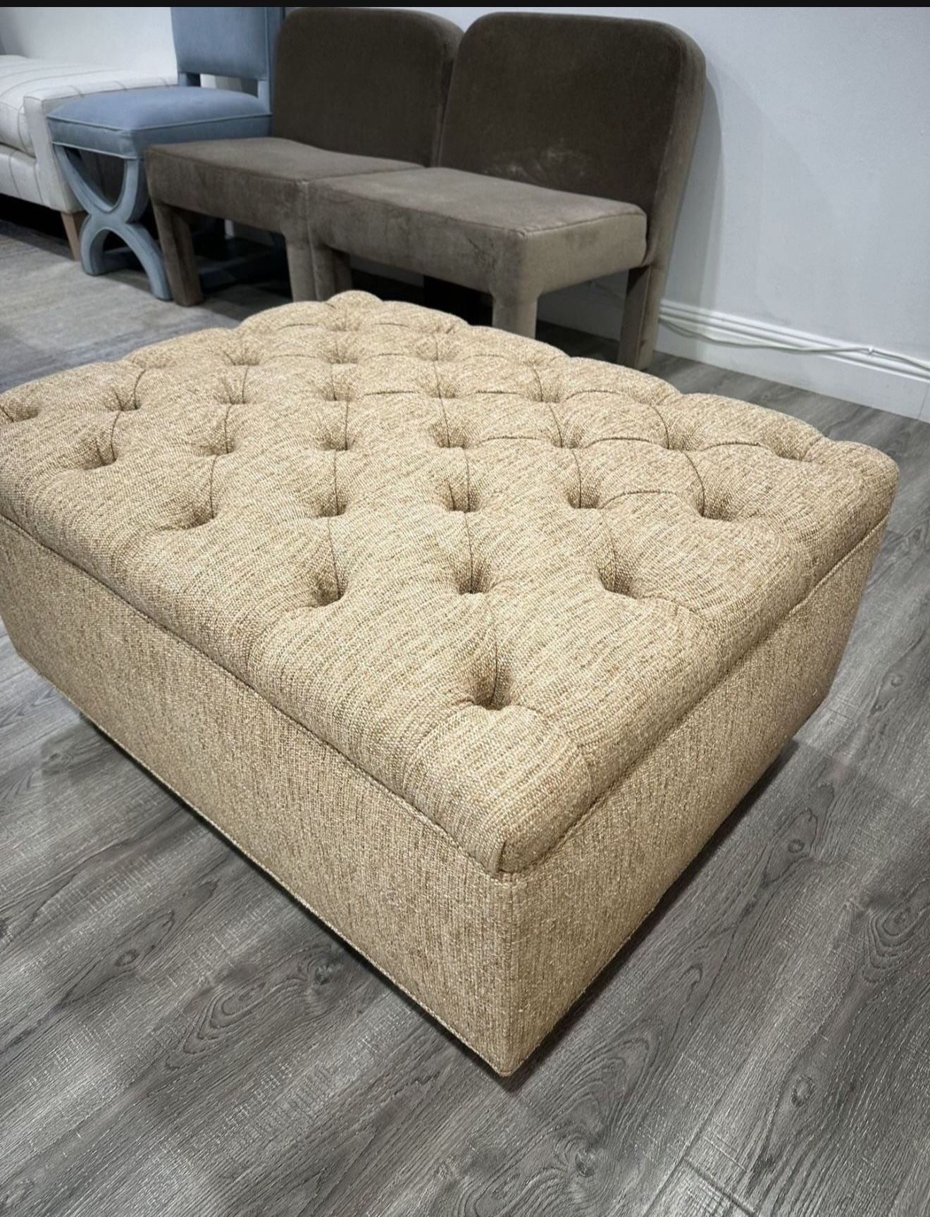 Tufted Ottoman Brand New Made In The USA