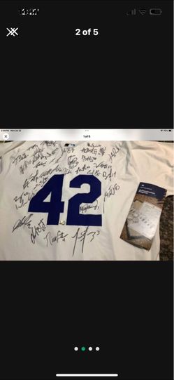 Jackie Robinson Day Signed Jersey