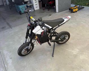 Modded Razor e bike.