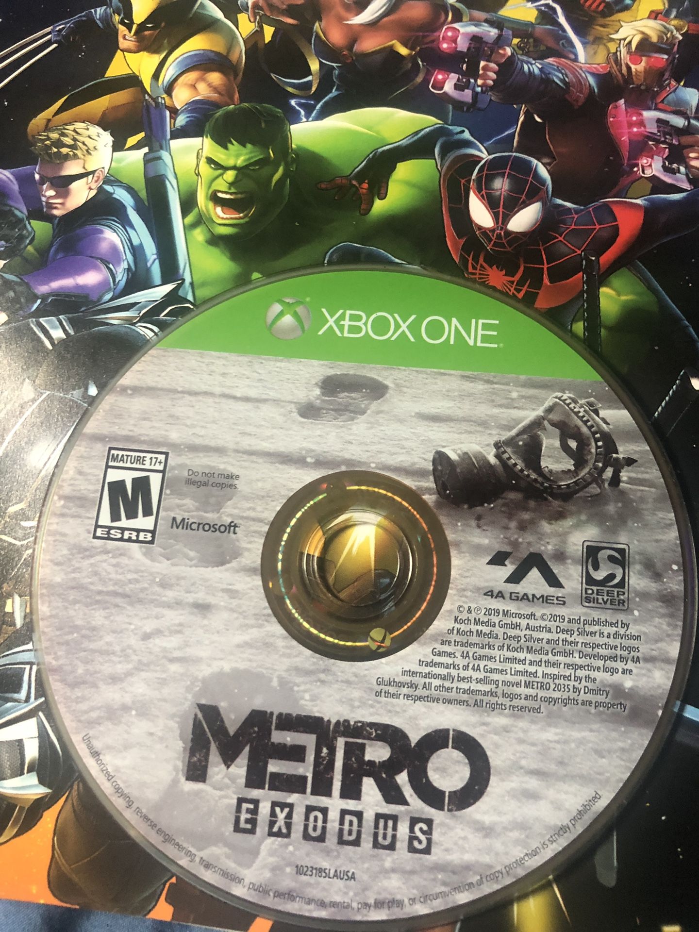 Metro Exodus (Xbox One) **disc only**