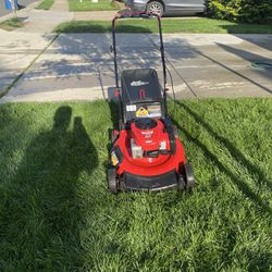 Gas Lawnmower With Bag 