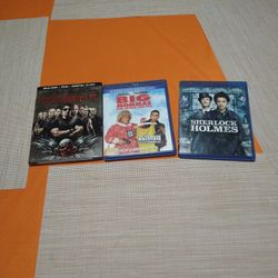 Three Blu-ray Movies