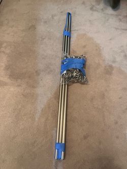 Metal Curtain Rod Set