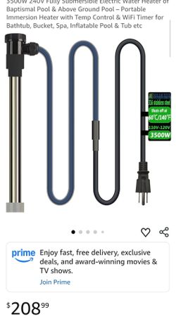 OBO!! Original $208.00 3500W Submersible Electric Immersion Water Heater