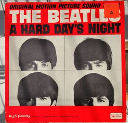 RARE Beatles 'A Hard Day's Night' Promo Vinyl LP